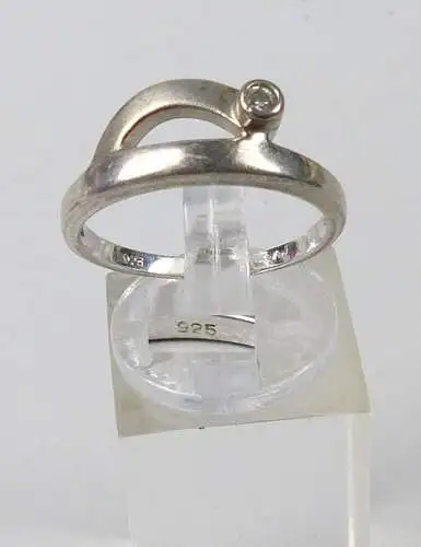 Ring aus 925er Silber mit Zirkonia, Gr. 56/Ø 17,8 mm  (da5137)