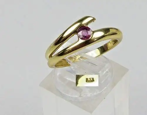 Ring aus 333er Gold mit Amethyst, Gr. 57/Ø 18 mm  (da5028)
