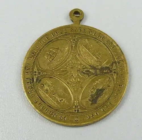 Messing-Medaille V. Stephan Generalpostmeister des Deutschen Reiches   (da4915)