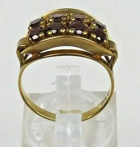 Ring aus 333 Gold mit Granate Größe 53