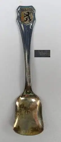 Zuckerlöffel aus 800er Silber mit Wappen von Meissen       (da4757)