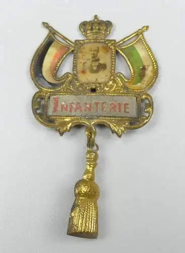 Abzeichen zur Einberufung Infanterie Sachsen               (da4756)