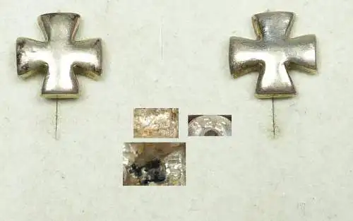 Ohrringe/Stecker Kreuz aus 925er Silber   (da4605)