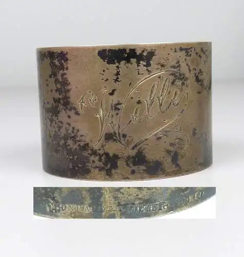 Sertviettenring aus 800er Silber mit Gravur "Willi" (da4663)
