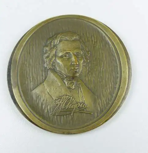 Medaille mit Fryderyk Chopin mit Geburtshaus in Zelazowa Wola (da4630)