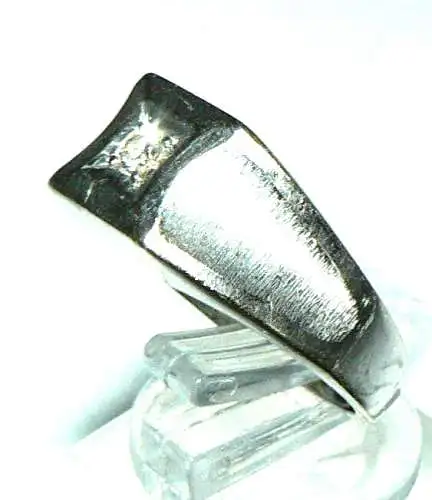 Ring aus 585 Weißgold mit Diamant 0,09 Karat Größe 60