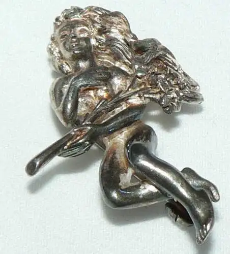 Erotische Brosche aus 925er Silber  (da4306)