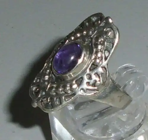 Ring aus 925 Silber mit Amethyst, Gr. 54, Ø 17,2 mm  (da4259)