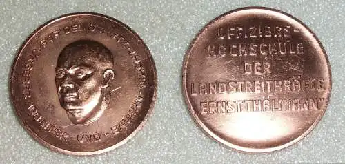 Medaille Offiziers-Hochschule der Landsteitkräfte "Ernst Thälmann"   (da3879)