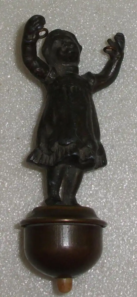 seltene Bronze Tischklingel/Klingelknopf voll funktionstüchtig (da3520) 0