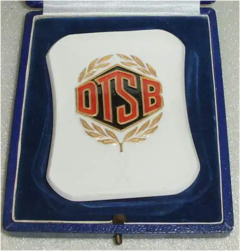 DDR Medaille DTSB  in OVP (da3492)