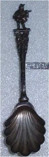 antike Zuckerschaufel aus 800 Silber  (da3373)