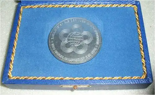 DDR Medaille X. Weltfestspiele für Vorbereitung  in OVP (da3313)