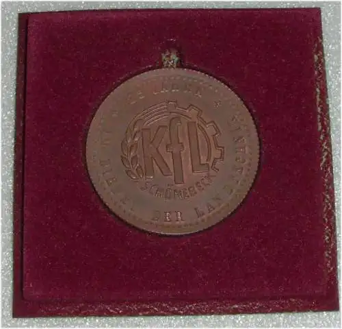 DDR Medaille 25 Jahre KfL Schöneck (da3170)