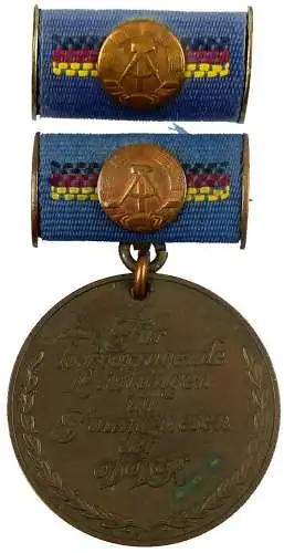 Medaille für hervorragende Leistungen im Finanzwesen DDR Bronze 1979-82 (AH293a)