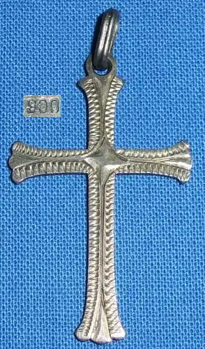 Kreuz-Anhänger aus 900er Silber, 2,4 Gramm (da2960)
