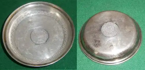 Silber-Schale wohl mit asiatischer Münze