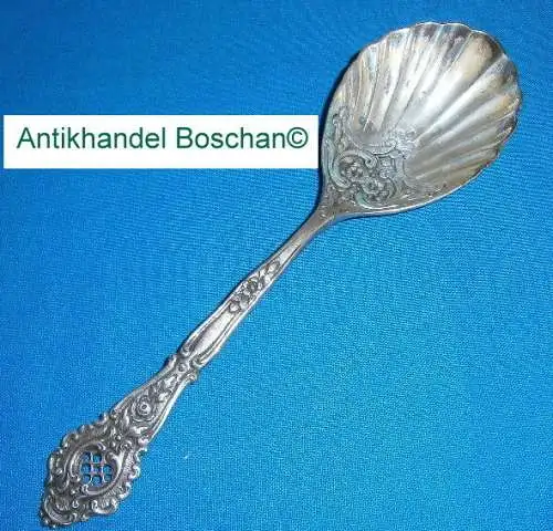 original alter Gründerzeit-Sahnelöffel 800 Silber