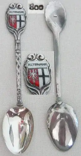 alter Kaffee/Andenken-Löffel 800 Silber Altenahr