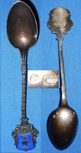 Org. alter Sammler-Andenken-Löffel, Gastein 935 Silber