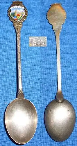 orig. alter Sammler-Andenken-Löffel, Meran 800 Silber