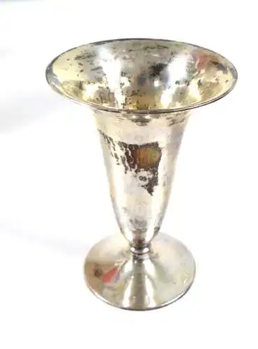 Kleine zierliche Vase aus massivem 800 Silber 67,7 Gramm