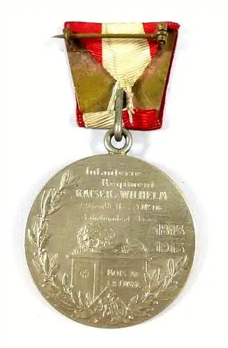 Tragbare Silbermedaille  Ernst Ludwig Hessen Darmstadt 100 Jahrfeier 1913