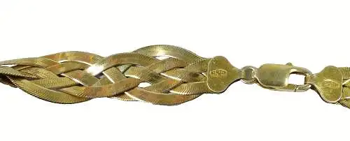 Collier aus 925 Silber vergoldet sehr breit 36,5 Gramm
