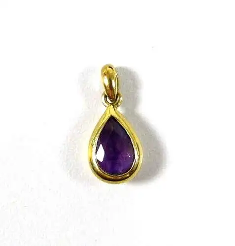 Anhänger aus 333 Gold mit Amethyst