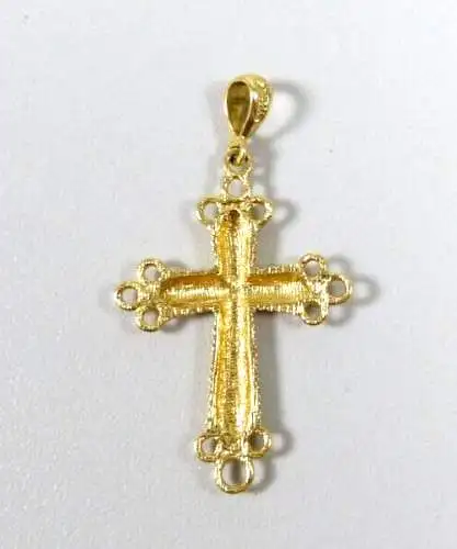 Kreuz Anhänger aus 585 Gold