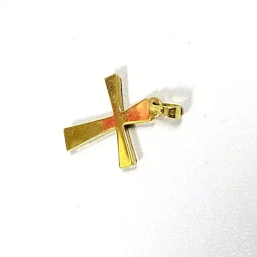 Kreuz Anhänger aus 333 Gold