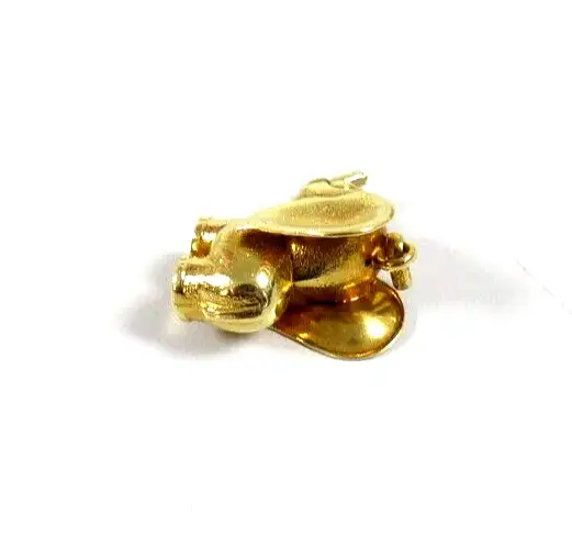 Elefant Anhänger aus 585 Gold 2