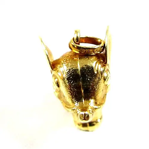 Elefant Anhänger aus 585 Gold 3