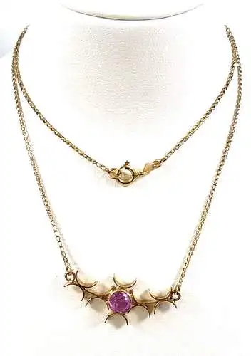 Collier aus 333 Gold mit Amethyst