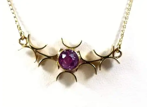 Collier aus 333 Gold mit Amethyst