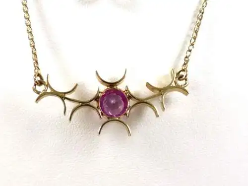 Collier aus 333 Gold mit Amethyst