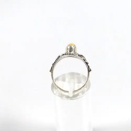 Ring aus 925 Silber  mit Opal Größe 54