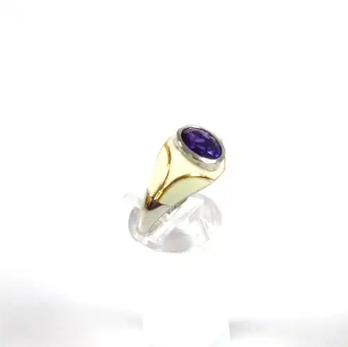 Ring aus 925 Silber mit Amethyst Größe 64