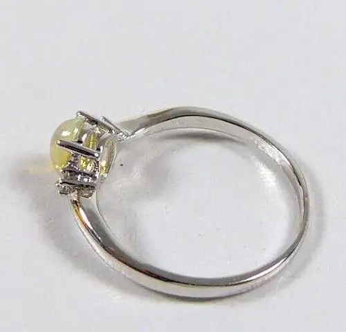 Ring aus 925 Silber mit Opal Größe 60