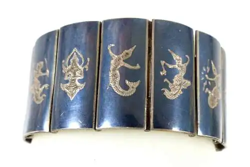 sehr feines asiatisches Armband aus 925 Silber Thulasilber