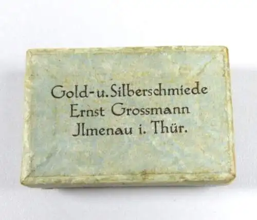 Schmuckschachtel Schmucketui Gold- und Silberschmiede Ernst Grossmann Ilmenau