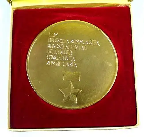 Große Medaille DDR MfS Ministerium für Staatssicherheit Richard Sorge in OVP