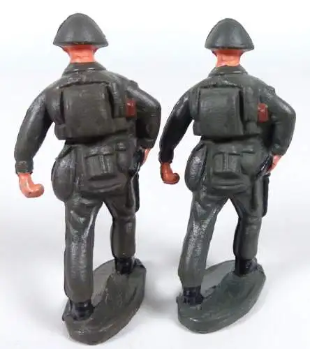 DDR Gummi Soldaten 10 Stück guter Zustand