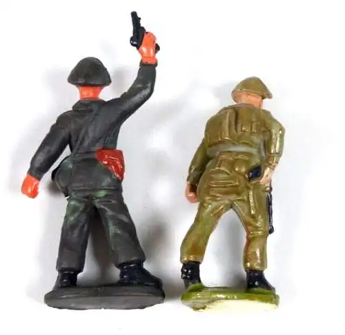 DDR Gummi Soldaten 10 Stück guter Zustand