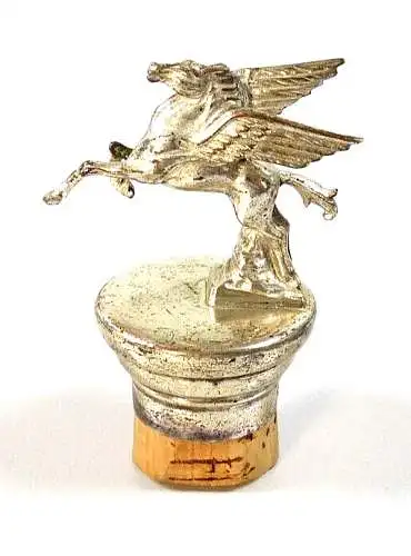 alter Flaschen Korken Zier Korken Pegasus geflügeltes Pferd aus 835 Silber