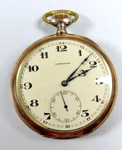 original alte Longines Taschenuhr aus 800 Silber sehr schön