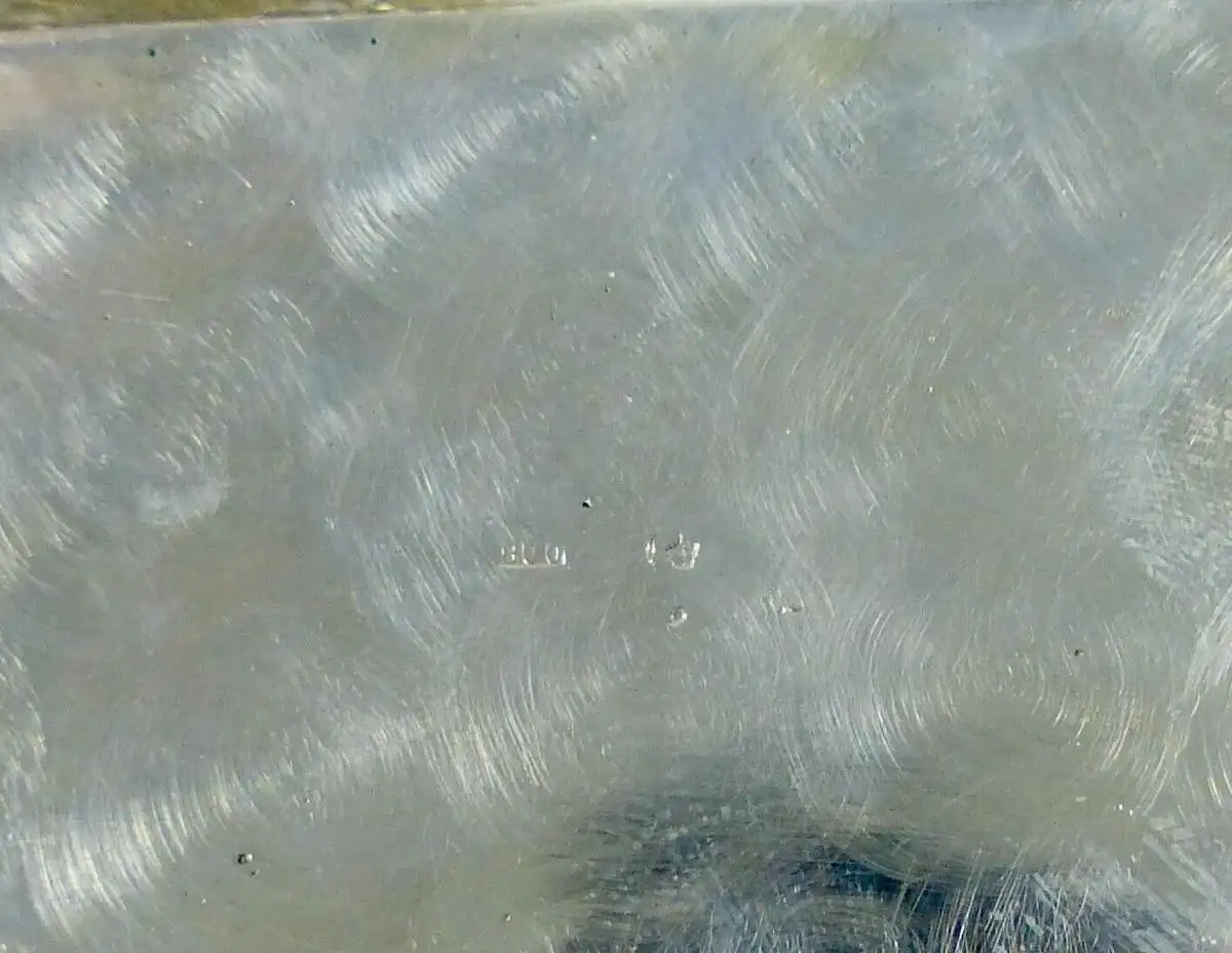 Kleines Tablett mit Milchkännchen und Süßstoffdose 800 Silber 179 Gramm 2