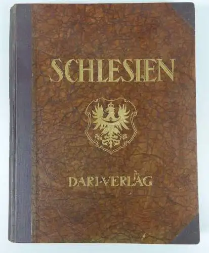 Buch Schlesien mit Widmung vom Magistrat Breslau von 1925