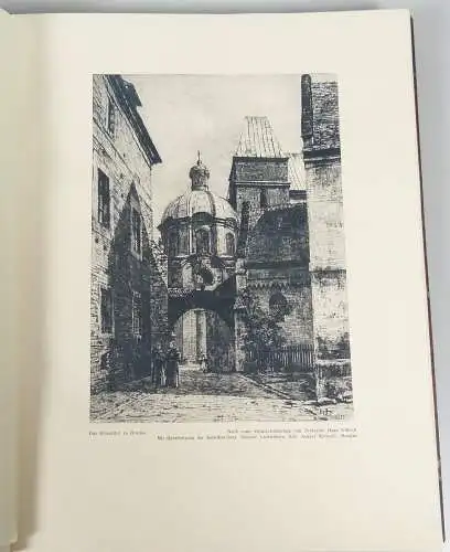 Buch Schlesien mit Widmung vom Magistrat Breslau von 1925