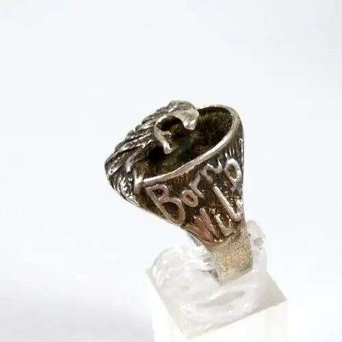 alter Ring aus 925 Sterling Silber Born Wild   Größe 68